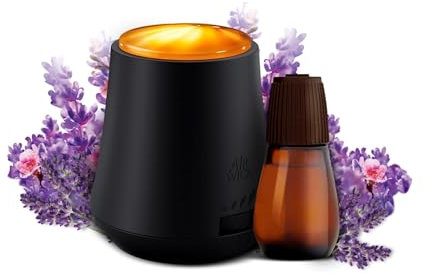 Air Wick Essential Mist Starter Kit, Diffuser + 1 Refill, Lavender and Almond Blossom, Air Freshener, Essential Oils