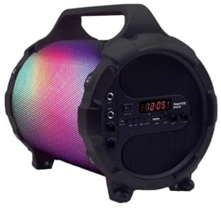 ALTOPARLANTE 2.1 AMPLIFICATO CON BLUETOOTH, KARAOKE E LED DISCOLIGHT