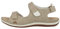 Geox D Sandal Vega A, Sandalias para Mujer, Gris (Taupe) , 39 EU