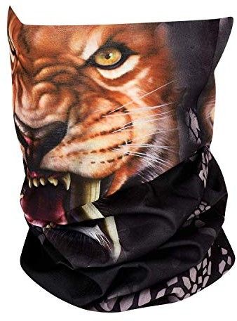 Multifunktionstuch Unisex Halstuch Totenkopf Funktionstuch UV Schutz Balaclava Kopftuch Herren Schlauchtuch Unisex Loopschal Damen Sturmhaube Bedruckt Schlauchschal für Motorrad Skilaufen Fahrrad