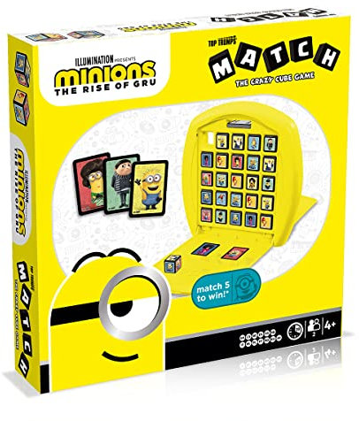 Winning Moves - Match - Minions 2 - Würfelspiel mit den Minions - Alter 4+ - Multilingual
