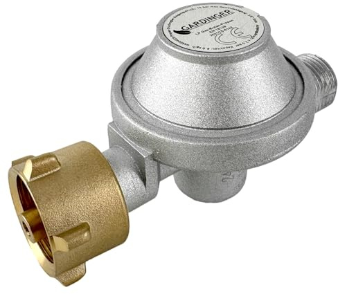 GARDINGER Propanregler Lötregler 2,5 bar 3/8 links Konstantregler für Gasgrills Lötgeräte