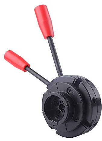 Vierbackenfutter für Drehbank, Spannfutter 4-Backen Drechselfutter M18-100 mm, mit Wechselbacken und Schraubeinsatz, Selbstzentrierend