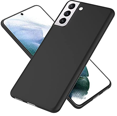 NALIA Ultra-Fina Carcasa Compatible con Samsung Galaxy S21 Funda, Cubierta Protectora Delgado Ligera Hard Case Rigida, Telefono Movil Slim Cover Smartphone Cobertura Dura, Color:Negro