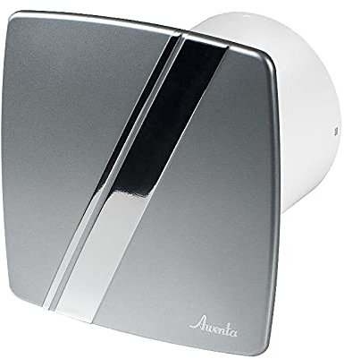 Prostko LTD Bathroom Extractor Fan 100mm with Pull Cord Switch Silver/Chrome Ventilator