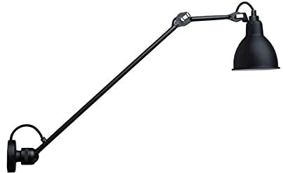 Langen Arm Einstellbare Wandlampe, Ausziehbar Langarm Retro Wandleuchte, Industrielle Vintage Wandleuchte mit Einstellbar Kopf, Schwarzes Metall E14 Wandlicht für Wohnzimmer Esszimmer Flur