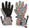 Andake Kinderhandschuhe, Winddichte, wasserdichte, Warme Winterhandschuhe, Skifahren, Outdoor-Sport, Reithandschuhe, Jungen und Mädchen（Spielzeug, 2-4 Jahr）