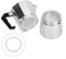 3 juntas de silicona y 1 filtro de aluminio para olla de espresso Moka accesorios (2 tazas)