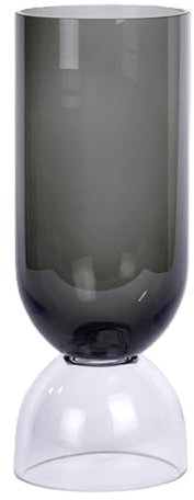 Lambert [A1] Vasari Vase Glas grau/klar H 32 cm D 12 cm