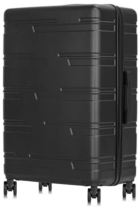 OCHNIK Super Großer Koffer | Hartschalenkoffer | Material: ABS | Farbe: Schwarz | Größe: L | Abmessungen: 82,5 × 54,5 × 32 cm | Fassungsvermögen: 123 Liter | 4 Räder