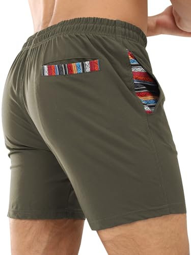 Danfiki Herren Sport Shorts Running Sporthose Laufshorts Sommer Schnelltrocknende Running Sporthose Fitness Trainingthose Leicht Activewear für Männer