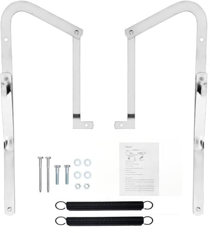 55-1 Attic Ladder Spreader Hinge Arms with Springs,Compatible with Werner (Mk1 Thru Mk3),A2208 A2210 A2508 A2510 W2208 W2210 W2508 W2510 WH2208 WH2210 WH2508 WH2510 WH3008 WH3010, MFG 2006 and Older