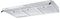 ROSIERES Hotte visière Casquette aspirante inox largeur 90cm débit d'air 348m3/h