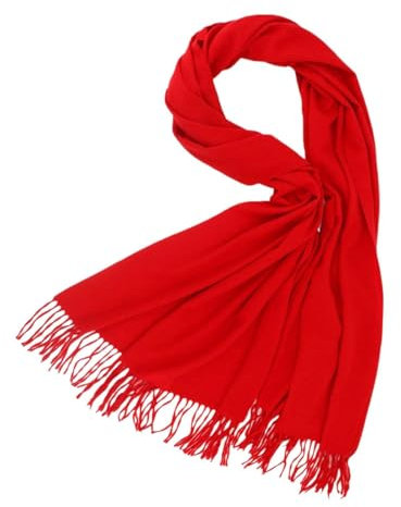 Lauf Schal Damen Schal Set Junge Pashmina-Schal Schwarzes Schal Tücher Autoreinigung Außen Beschlag Brille Tücher Schal Winter Blau Damen way Tücher Für Auto Tücher Hand (Watermelon Red, One Size)