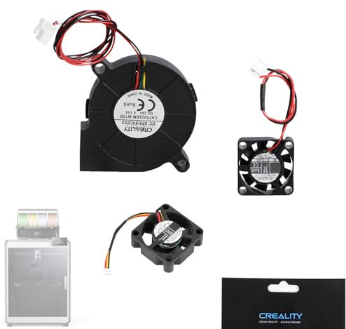 Lokkr K2 Plus Fan Set (3PCS), 5015 Blower Fan & 3010/2507 Axial Fans for 3D Printer K2P Accessories
