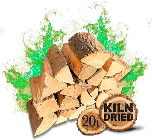 Kiln Dried Hardwood Logs, 20kg, Below 20% Moisture.Premium Fuels, wood stove,log burner,fire pit,bbq,camping,heating,smokers,pizza ovens. Premium Quality.