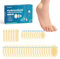 Kimihome Lot de 38 pansements en gel hydrocolloïde imperméables pour talon, pied, orteil, doigts – Protection contre les ampoules en gel pour voyage, randonnée