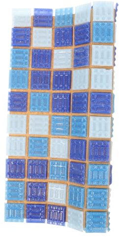 DIYEAH Carreaux De Mosaïque Carrés Pour Piscine Et Salle De Bain Carrelage Décoratif Autocollant Facile à Poser