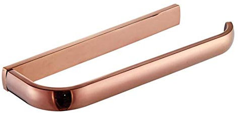 Rose Gold Towel Ring & BarWallMounted Copper Brass Towel Rack for Bathroom & Kitchen Stylish Towel Holder Elegant Bathroom Accessories Durable Rose Gold Finish