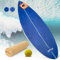 DH FitLife Surfin Balance Board aus Echtholz | Indoor Surfboard mit Rocker Shape | Wackelbrett für Kinder und Erwachsene | Spaß & Training Zuhause