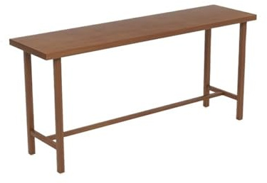 Einfacher Stehtisch aus Holz mit stabilem Rahmen, rechteckiger Tisch in Thekenhöhe for Küche, Esszimmer und Wohnzimmer Bartisch für Küche(Groß)