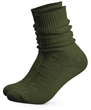 HerzSticht traditionella bayerska strumpor män 1 pack (modell: Enzian) Grön 43-46