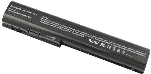 SIMPLETEK - Batterie compatible avec HP HDX DV7 DV8 HSTNN-DB75 GA08 GA04 GA06 | 464058-121 464058-141 464058-161 464058-251 | 14,4-14,8V 5200mAh 77. Wh Wh