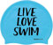 BUDDYSWIM Ohne Genre 25087 Silikonmütze, blau, Einheitsgröße