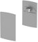 SLV H-PROFIL Endkappen, silber