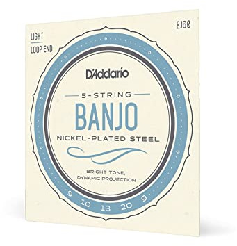 D'Addario J60 5-String Banjo Strings