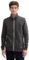 TOM TAILOR Herren Sweatjacke mit Stehkragen, 11086 - Dark Grey Melange, XL
