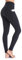 Ollrynns Sport Leggings Damen High Waist Leggins mit Taschen Bauchweg Blickdicht Fitness Gym Leggings Lange Yogahose Sporthose CA166(Schwarz M)