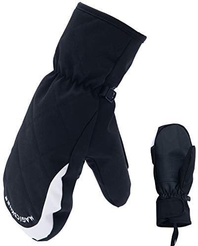 YLXS 2 in 1 Fäustlinge Skihandschuhe Snowboard Herren Damen Winter Sport Warm Wasserdicht Winddicht Skifahren (S)
