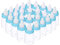 Holdfiturn 24 Pcs Fillable Baby Shower Bottles 9.8x4x4cm Candy Bottles Decorations Feeding Gift for Newborn Birthday Decoration (Blue)