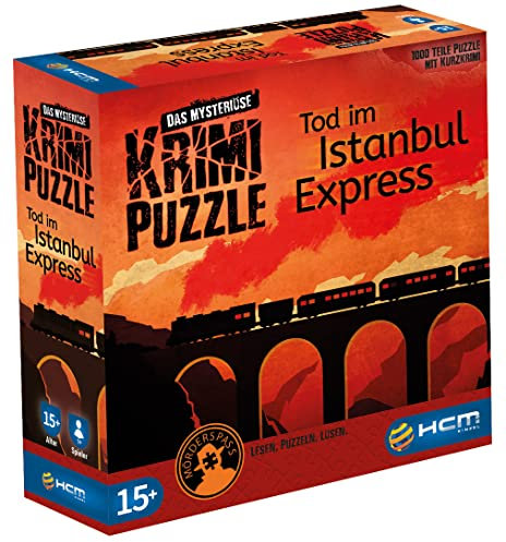 HCM Kinzel - 55175 - Tod im Istanbul Express - Das mysteriöse Krimi Puzzle - inkl. Krimigeschichte, Rätsel Puzzle 1000 Teile, Mehrfabig