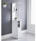 Saxony® Bathroom Storage Cabinet with 2 Shelves and 2 Doors Tallboy White Wooden Furniture Unit tall narrow cupboard Slim Floor Standing Design cabinets