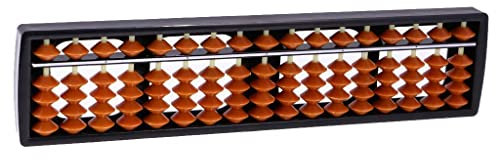Boulier Chinois Arithmétique Abacus Plastique 17 Tiges Outil de