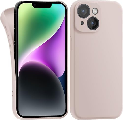 MyGadget Coque Compatible avec Apple iPhone 14 - Case TPU Souple & Soft - Cover Protection Extra Fine & Légère - Étui Coloré Anti Choc et Rayures - Rose