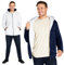 CityComfort Felpa Uomo Reversibile con Zip, Felpa Invernale in Pile M-3XL (Blu Navy, 2XL)