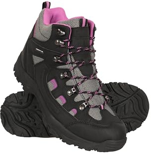 Mountain Warehouse Adventurer Wasserdichte Damenstiefel | Leicht & robust, Profilsohle für sicheren Halt, Gepolstertes Fußbett für ganztägigen Komfort, Ideal zum Wandern & Spazieren