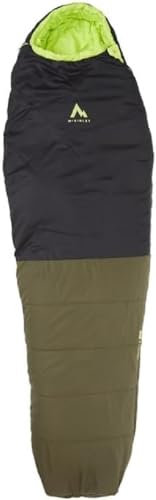 McKINLEY Unisex – Erwachsene Trekker Schlafsack, Olive Dark/Black Nig, 195R