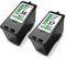 Eurotone 2er Set Tintenpatronen kompatibel für Lexmark 36XL 18C2170E 37XL 18C2180E ersetzt X3630 X3650 X3690 X4630 X4650 X5630-1x Black & 1x Color