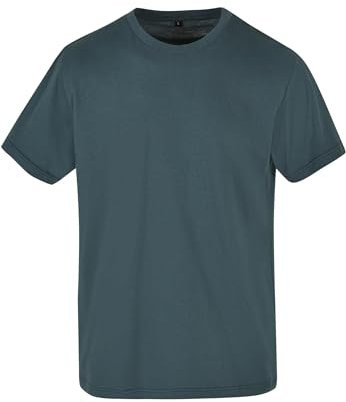 Build Your Brand BB010-Basic Round Neck T-Shirt Camiseta Hombre, Bottlegreen, XXL