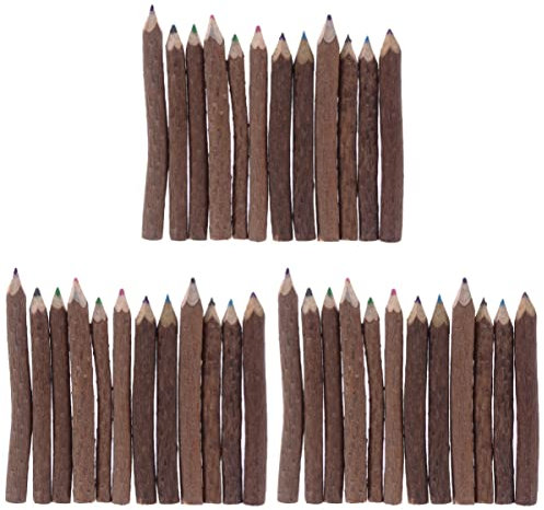 MAGICLULU Stk Zweig Buntstifte Graphitstifte Aus Holz Bleistift Holzbevorzugungen Schweißer Bleistift Buntstifte Für Künstler Naturfarben Holzstifte Hölzern Bambus Zeichenstift
