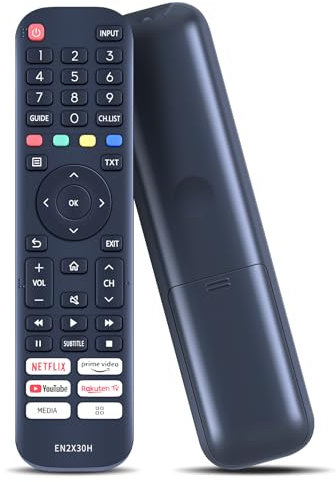 GOUYESHO Télécommande de Rechange EN2X30H pour TV Hisense Vidaa 32A5620F 40A5620F 32A5600F 40A5600F A20251K A5620F A5600F T279824 pour télécommande Hisense