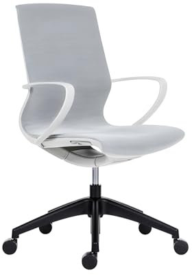 Büro & More - TOP70 Ergonomischer Bürostuhl mit Lendenwirbelstütze, Home Office Stuhl mit Armlehnen, Höhenverstellbar, Drehstuhl mit Atmungsaktiver Rückenlehne für das Büro Arbeitszimmer