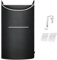 KINGSUSLAY Hanging on Laundry Bag, Collapsible Hanging Washing Basket，X-Large Capacity Door Hanging Laundry Bag and Door Laundry Basket for Dirty Laundry(89 x 56CM, Black)