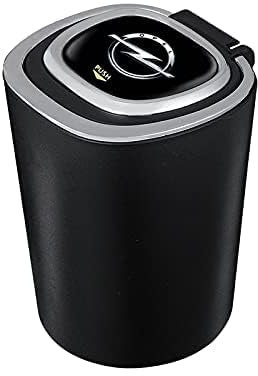 CWMFLI Auto-Aschenbecher für Opel Astra L 2021-, Tragbarer Aschenbecher mit Deckel Geruchsdicht für Reisen Zuhause Büro Outdoor Camping Einfache Reinigung Abnehmbar
