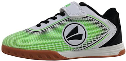 JAKO J-si Course Ev, Zapato de Tribunal Interior, White Neon Green, 31 EU