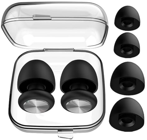 Tapones para los oídos con cancelación de ruido, silenciosos tapones para los oídos - Tapones para los oídos silenciosos - Tapones para los oídos reutilizables contra la sensibilidad al ruido, tapones